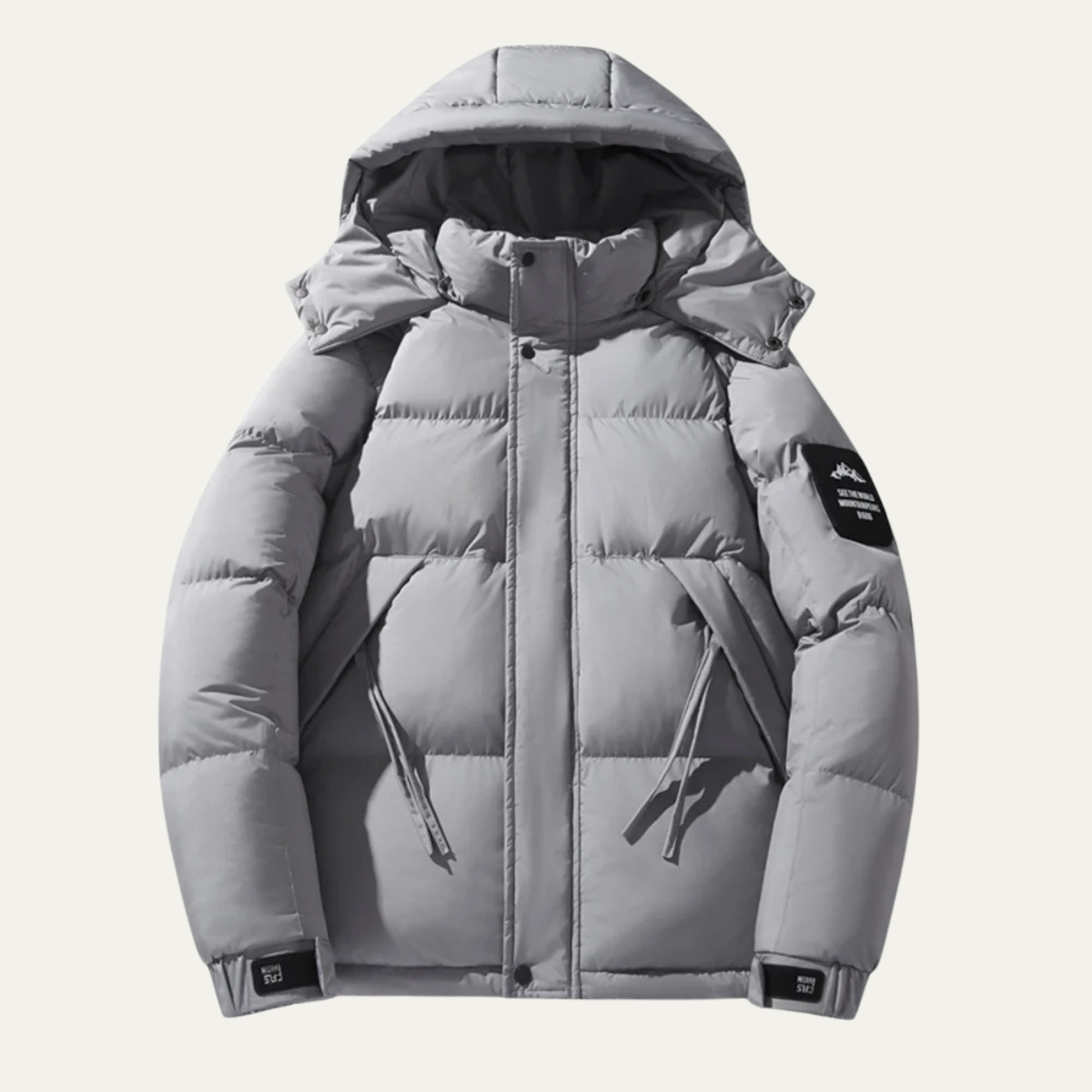 The Assisi Men's Trendy Detachable Hood Loose Fit Jacket