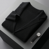 The Salerno Men’s Casual Knit Open Front Blazer Cardigan