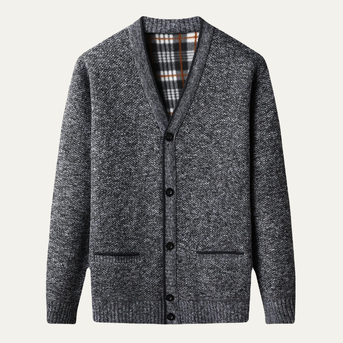 The Whitford Men’s Knitted Button-Up Warm Layer Cardigan