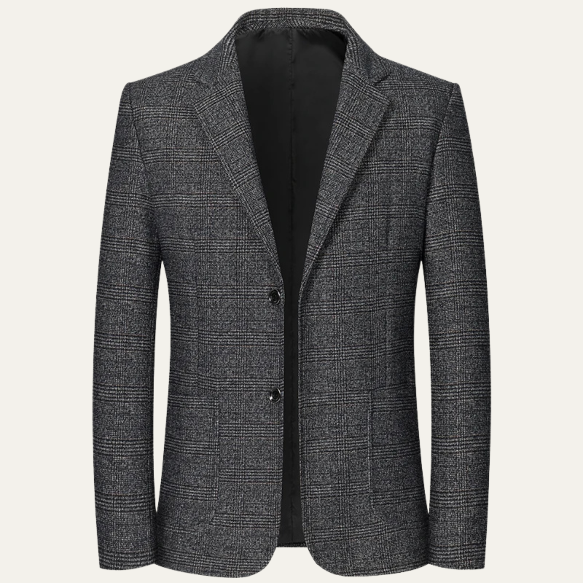 The Sarentino Men’s Vintage Checkered Plaid Blazer Jacket