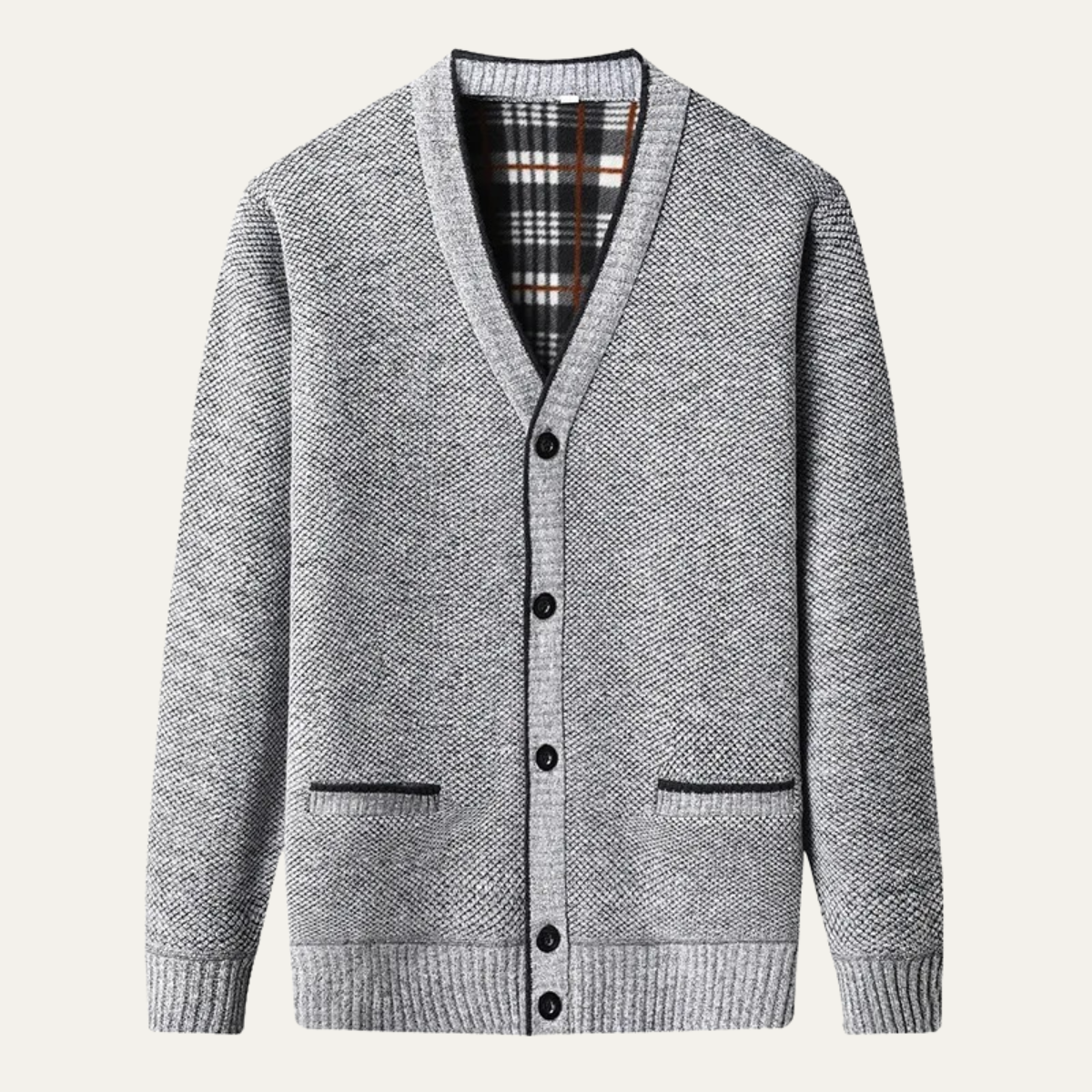 The Whitford Men’s Knitted Button-Up Warm Layer Cardigan