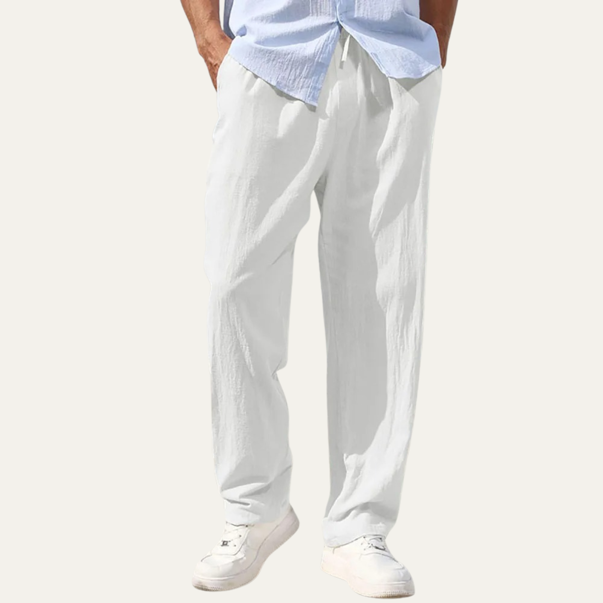 The Millbrook Men’s Lightweight Linen Straight Leg Pants