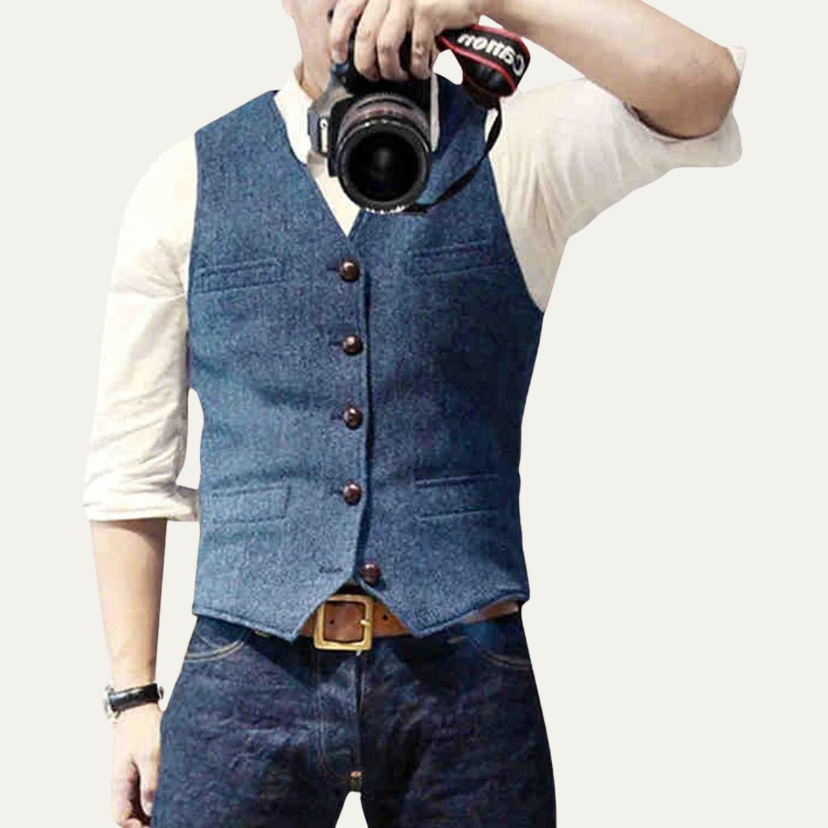 The St. Andrews Men's Elegant Button-Up Vintage Vest