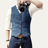 The St. Andrews Men's Elegant Button-Up Vintage Vest