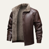 The Ragusa Men’s Winter Thick Fleece Lined Warm Casual Zip Jacket