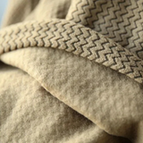 The Warwick Men’s Cashmere Wavy Texture Sweater with Chest Pocket