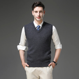 The Castellina Men’s Soft Anti-Pilling V-Neck Knitted Vest