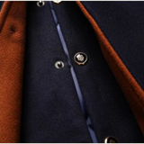 The Brookstone Men’s Elegant Classic Wool Winter Coat with Quilted Lining