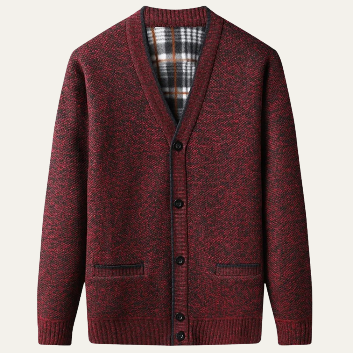The Whitford Men’s Knitted Button-Up Warm Layer Cardigan