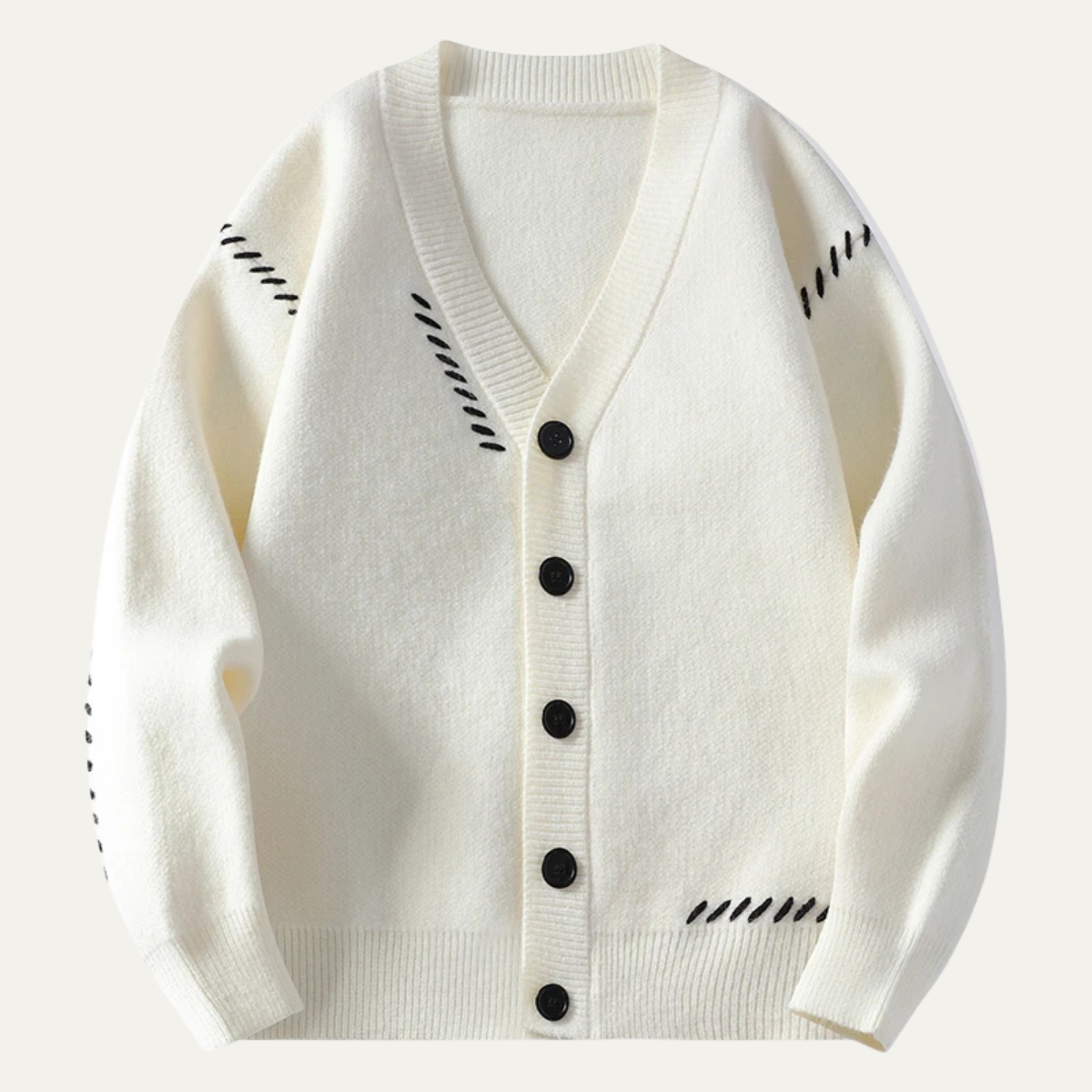 The Hawthorne Men’s Button Front Knit Cardigan Sweater