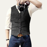 The St. Andrews Men's Elegant Button-Up Vintage Vest