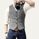 The St. Andrews Men's Elegant Button-Up Vintage Vest