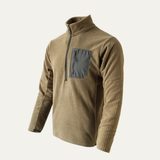 The Warwick Men’s Cashmere Wavy Texture Sweater with Chest Pocket