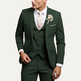 The Windermere Men’s Elegant 3 Piece Slim Fit Business Suit Set