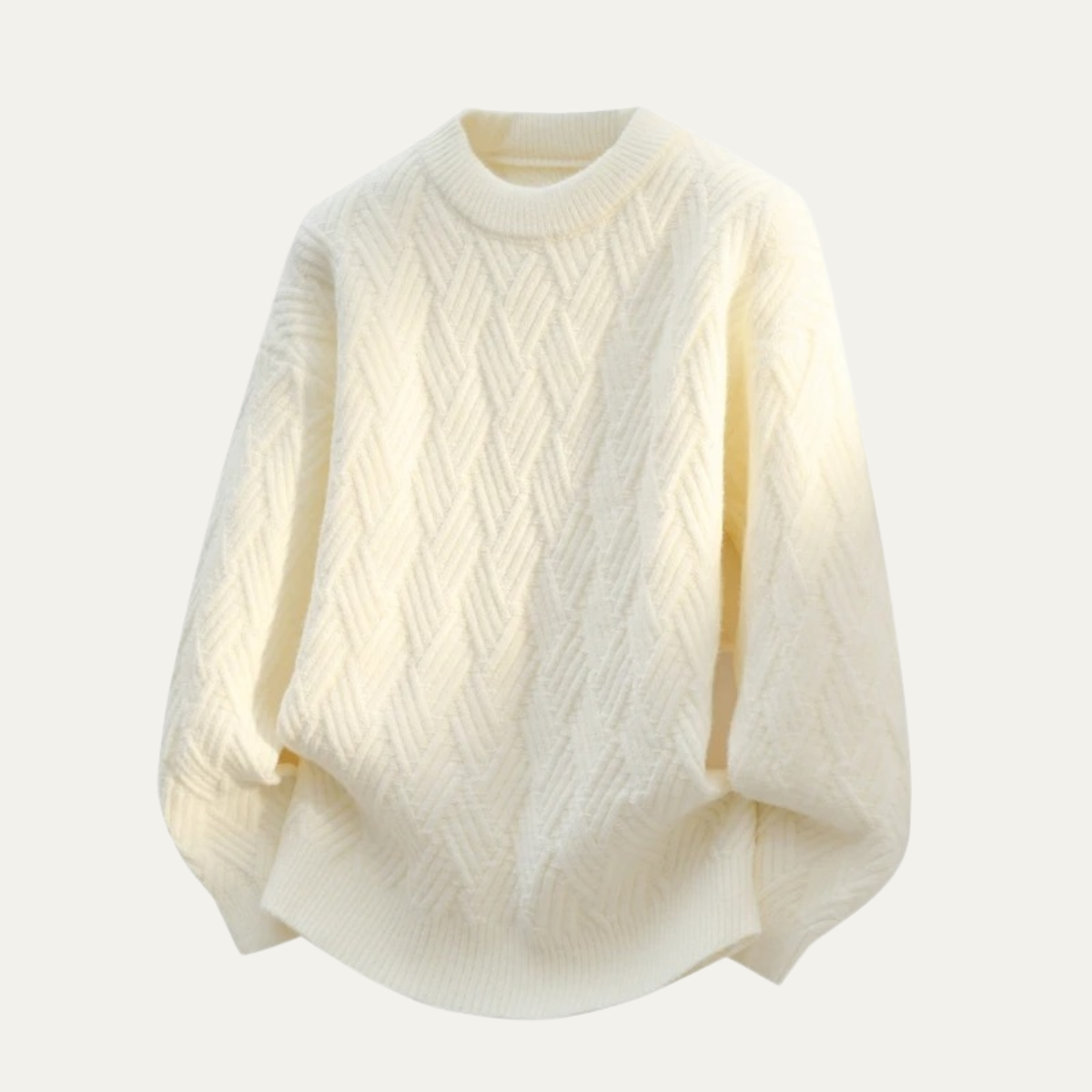 The Deerfield Men’s Soft O Neck Warm Knitted Sweater