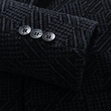 The Mandello Men’s Business Chenille Winter Blazer with Soft Fur Lining