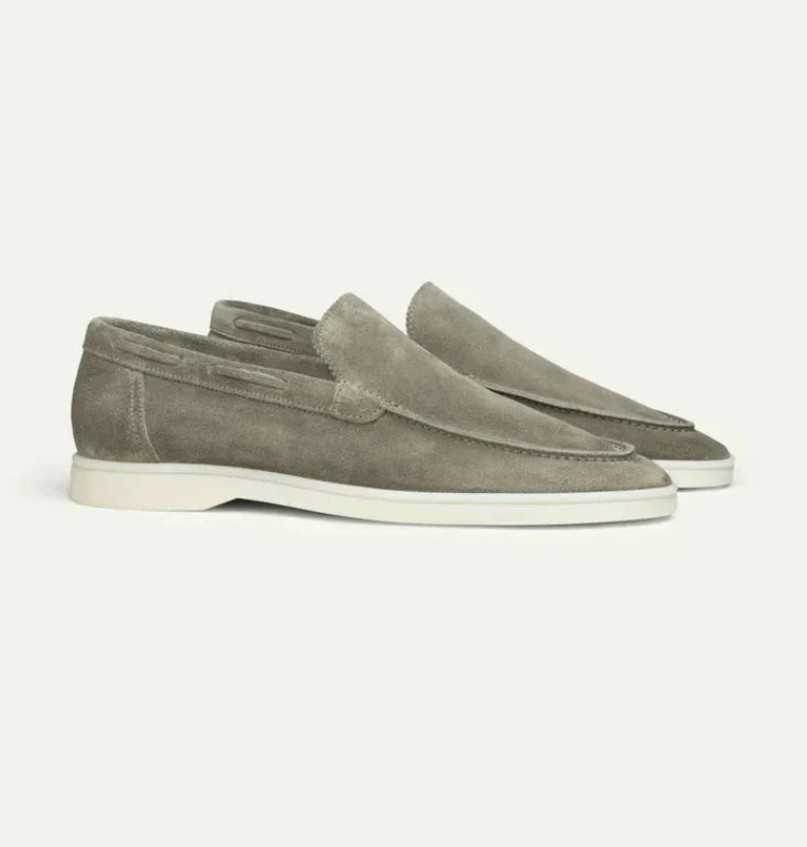 Men’s Suede Loafers Slip On Luxury Shoes