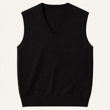 The Riverdale Men’s V Neck Sleeveless Knit Vest for Layered Look