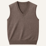 The Riverdale Men’s V Neck Sleeveless Knit Vest for Layered Look
