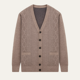 The Trafalgar Men's Classic Knit Button Up Cardigan