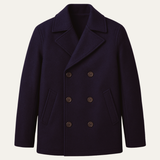 The Parma Men’s Slim Fit Casual Versatile Wool Peacoat