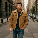The York Warm Fleece Lined Winter Coat for Men