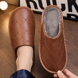 The Macclesfield Men's Quilted Warm Indoor House Shoes with Soft Lining