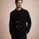 The Pisa Men’s Smart Casual Double Breasted Knit Cardigan