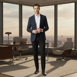 The Brambleford Men’s Elegant Slim Fit Business Suit Pants