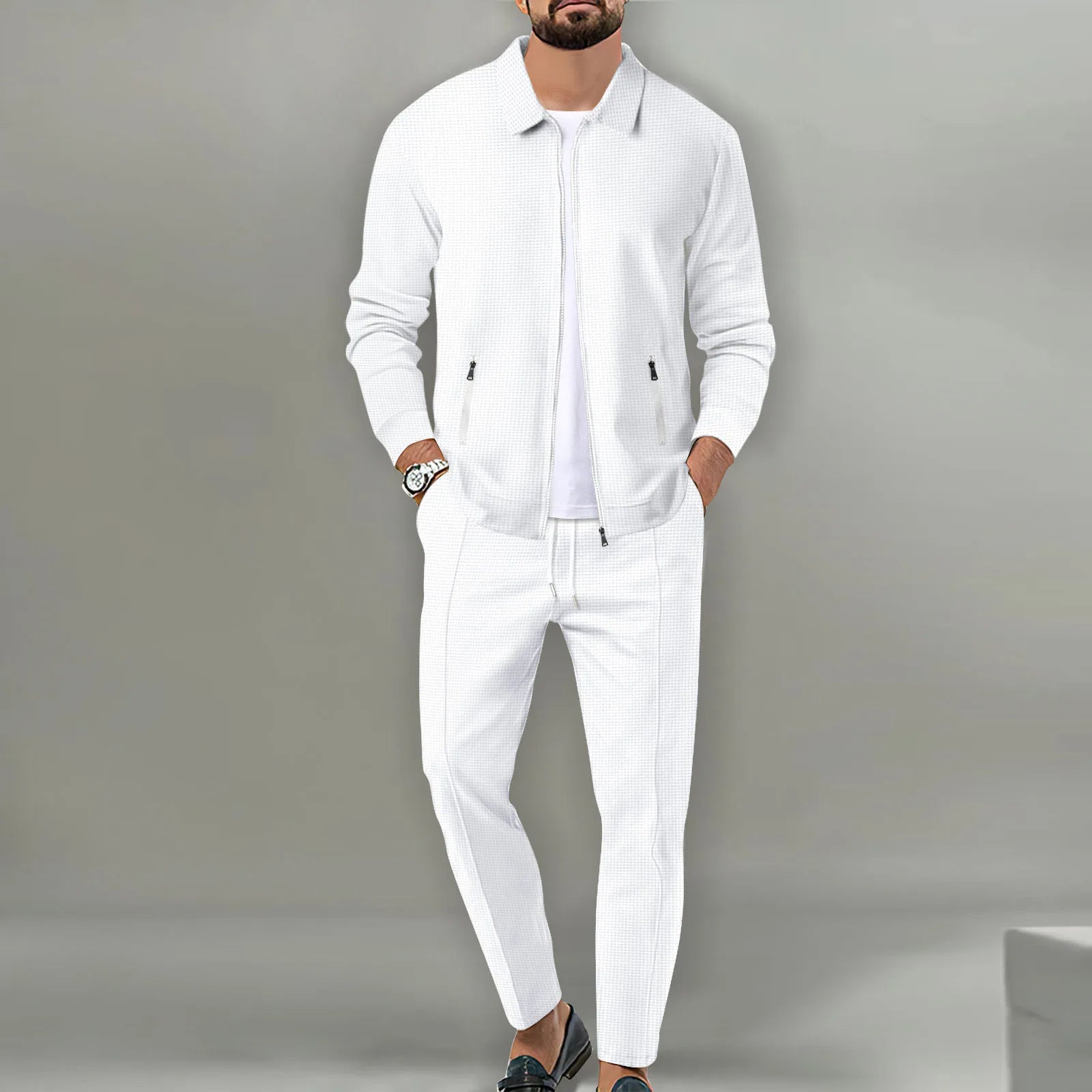 The Cornwall Fabric Set – Summer Shirt & Trousers for Men
