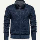 The San Fruttuoso Men’s Winter Zip Up Fleece Cardigan