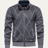 The San Fruttuoso Men’s Winter Zip Up Fleece Cardigan