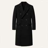 The Ravello Men’s Elegant Long Double Breasted Trench Coat