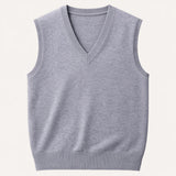 The Riverdale Men’s V Neck Sleeveless Knit Vest for Layered Look