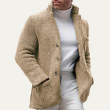 The Pemberton Men's Smart Casual Button-Up Winter Knitted Cardigan