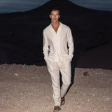 The Lisbon Linen Set – Summer Shirt & Trousers for Men