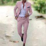 The Santorini Linen Wedding Guest Men’s Suit