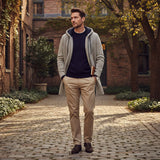 The Copenhagen Hooded Knit Cardigan – Men’s Longline Casual Coat