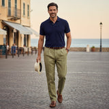 The Portofino Men’s Loose Fit Lightweight Linen Pants