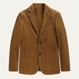 The Lancaster Men’s Thick Flannel Corduroy Business Blazer Jacket