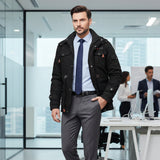 The Fenwick Men’s Thick Plush Lining Hooded Winter Jacket