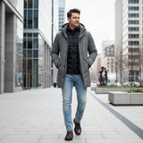 The Maybach Men’s Waterproof Winter Parka Coat Jacket with Hood