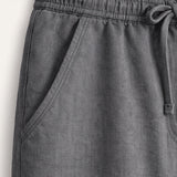 The Brookridge Men’s Trendy Relaxed Fit Linen Wide Leg Drawstring Pants