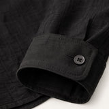 The Buckingham Men’s Casual Relaxed Fit Cotton Linen Shirt