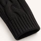 The Florence Men’s Winter Button-Up Cable Knit Shawl Collar Cardigan