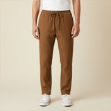 The Meadowgate Men’s Lightweight Breathable Drawstring Cotton Linen Pants