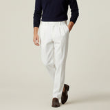 The Bologna Men’s Loose Fit Lightweight Linen Summer Pants