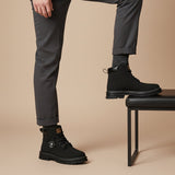 The Silverlake Men’s Cozy Fur Lined Insulated Snow Boots