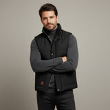 The Aspen Men's Warm Modern Fleece Lined Winter Gilet
