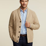 The Lanchester 100% Cashmere Cardigan for Men